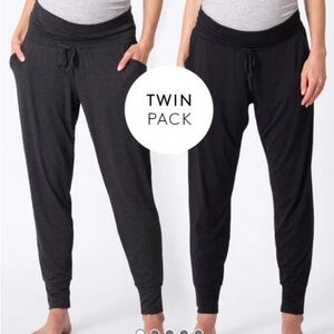 Pair of Seraphine Maternity Jogger style Lounge pajamas sweatpants